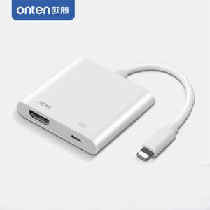 ONTEN Lightning to HDMI + Lightning 1080P Adaptor - OTN-7565