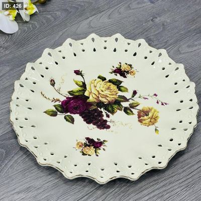 جاط فواكه مدور بورسلان انحليزي 37 سم