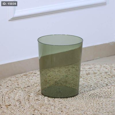سلة مهملات 26سم اكرلك زيتي سادة A105/1 =ع3