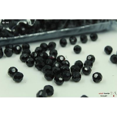 خرز أكريليك البلاستيكية دائري الشكل 10 ملم