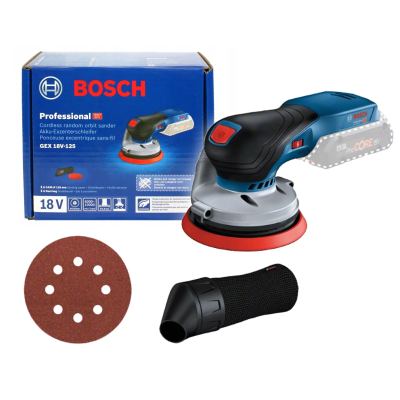 BOSCH GEX 18V-125-ماكنة حف بطارية 18 فولت