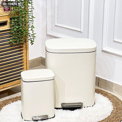طقم سطل دعسة /2 تنك بيج مستطيل 20+5 لتر مع دلو QJH1620+1605BG +ط5 A