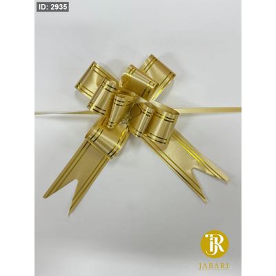 شبر ورقي زم ذهبي ( 2.5*47 سم ) 12 قطعة