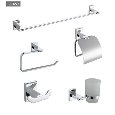 طقم اكسسوارات حمام 5 قطع سلفر