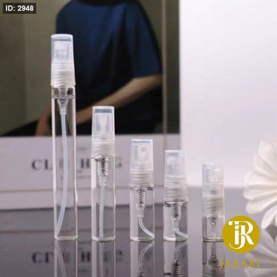 عبوة رش ( زجاج ) غطاء شفاف 3Ml - 12 قطعة -