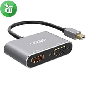 Onten 5131B Mini DisplayPort to HDMI / VGA Adapter