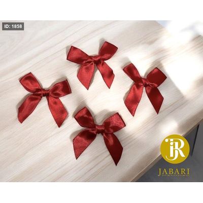 ببيونه ستان احمر عرض 1.5 سم