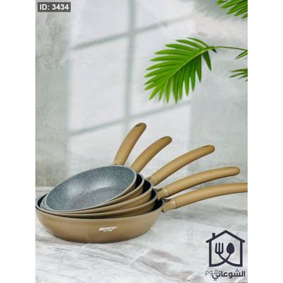 طقم قلايات MaestroChef الثقيل 5 قطع كامل