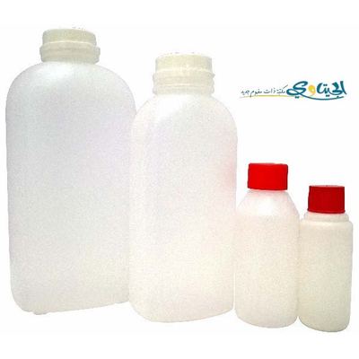 قنينة بلاستيك شفاف