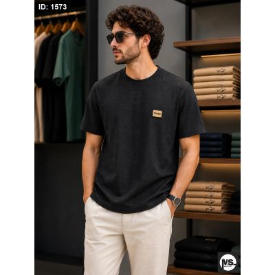 Men JQ Tee Black