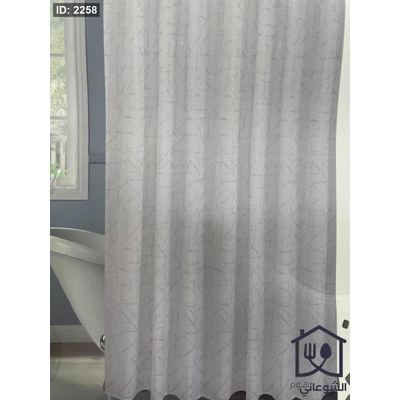 ستارة دش بوليستر، ستارة شديدة التحمل، ستائر دش الحمام و12 حلقة مقاومة، 180x180 cm