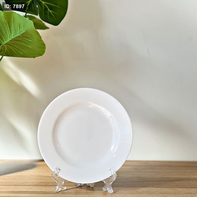 صحن ميلامين ابيض صفح 8" ASC627-W ++
