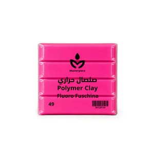 قطع صلصال حراري لون Fluoro Fuschina #49