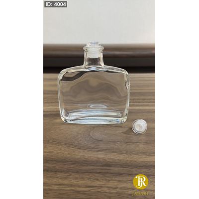 عبوة زجاج للعطر 200Ml & سدادة مطاط رأس أكريليك