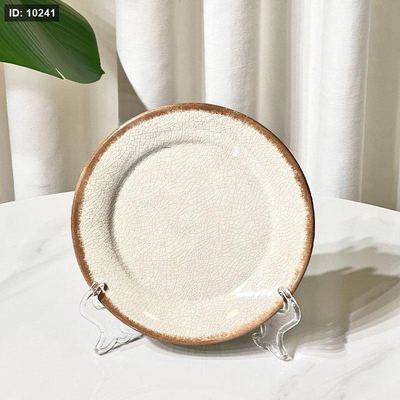صحن صفح ميلامين 7" مدور بيج ZD112/3 =غ5