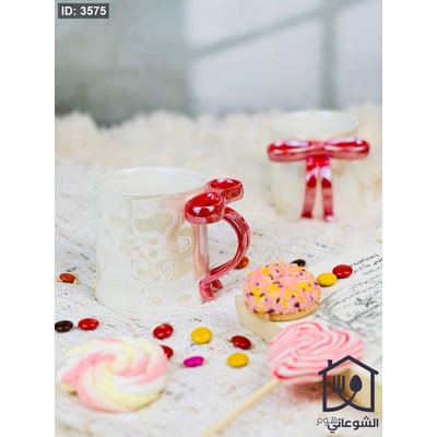 مج بورسلان ابيض مع يد ببيونة