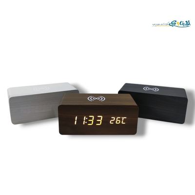 ساعة مكتب ديجتال مع شاحن موبايل