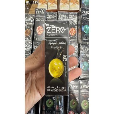 ملبس زيرو zero بطعم الليمون غني بفيتامين Cخالي من السكر وزنه 32غرام