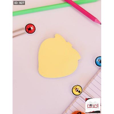 ورق ملاحظات شكل فرولة