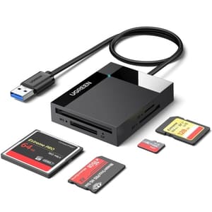 GREEN USB 3.0 All-in-One Card Reader 50cm (30333/CR125)