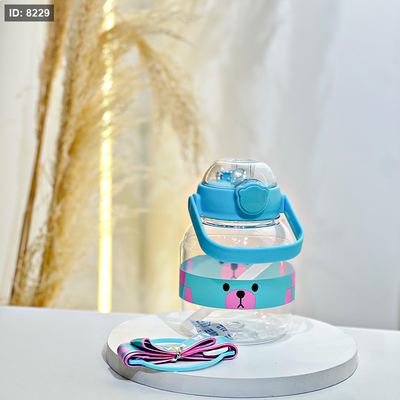مطرة اطفال شكل جرة بلاستك شفاف مرسم دبدوب يد بلاستك AC593/10 = ط1
