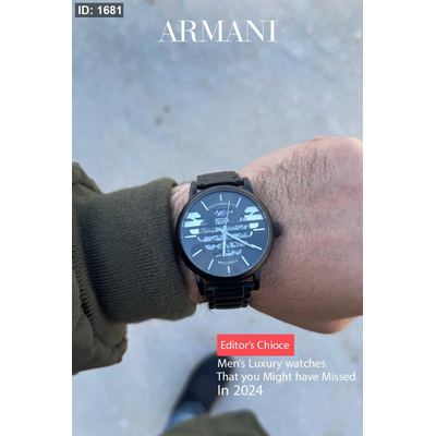 ساعة - Armani نبض / شعار شامل علبة فخمة و كيس