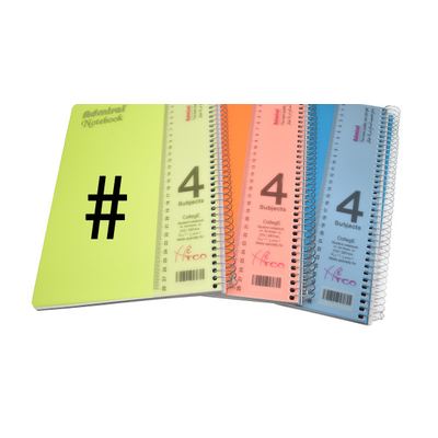 A4 دفتر سلك أدميرال 4 موضوع مربعات مقاس كبير