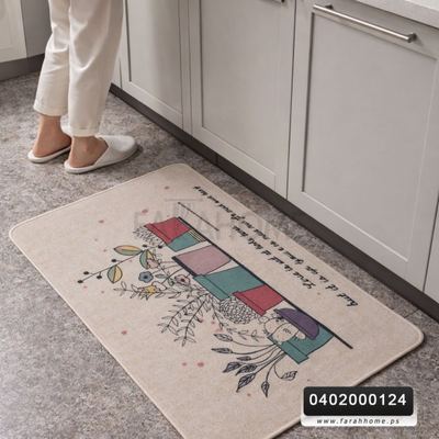 دعسة مطبخ اليجنت 48 × 78 سم بارضية لاصقة غير قابلة للتزحلق