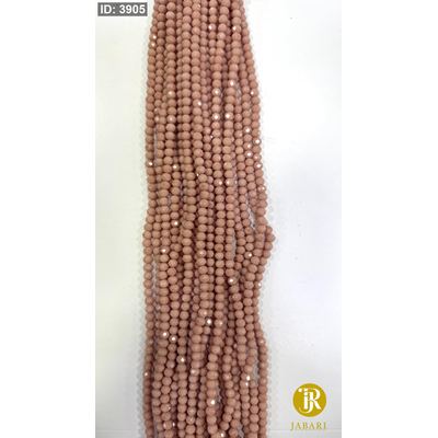 خرز كرستال زجاج سداسي ( 6 ملم )