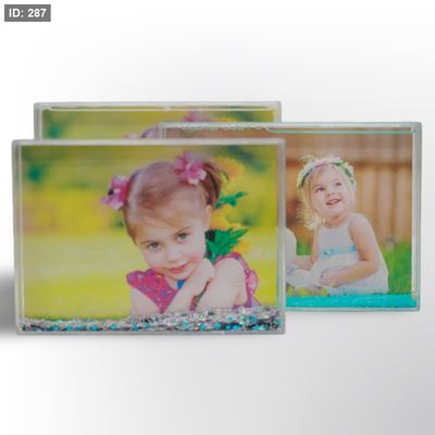 بلورة مائية حجم 13*18 مع صورة