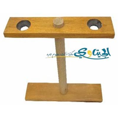 حامل قمع خشبي