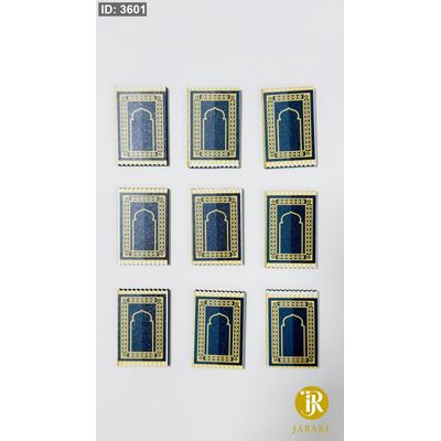 ثيمات خشبية طباعة UV (3.7 سم) ~ 10 قطع ~
