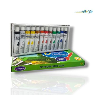 الوان جواش انبوب 12 لون اوميجا