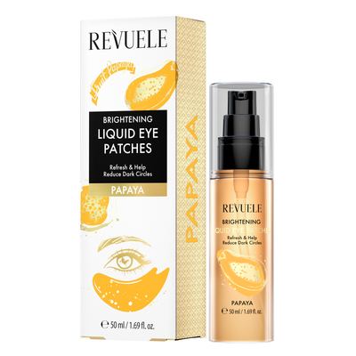 REVUELE BRIGHTENING LIQUID EYE PATCHES Papaya-50ml