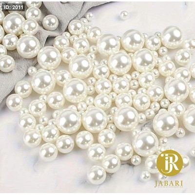 خرز لولو سكري 8mm (مثقوب)