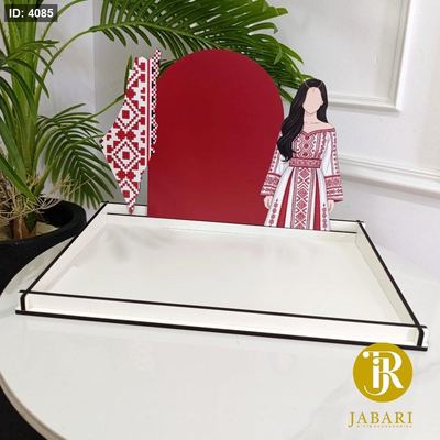 صواني خشب (26*34) & ضهر (22*34) CNC طباعة UV