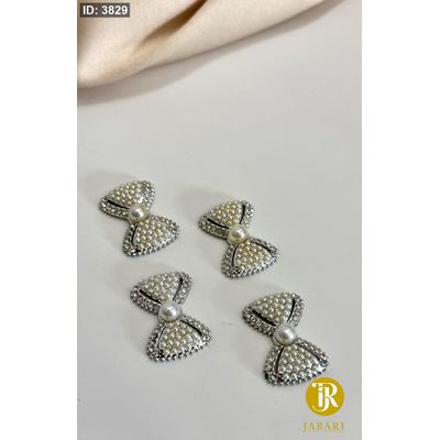 قطع تزين فضي شوكولاتة ( 50 قطعة )