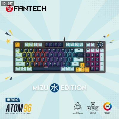 Fantech ATOM 96 MIZU EDITION Mechanical Gaming Keyboard - Red Switch