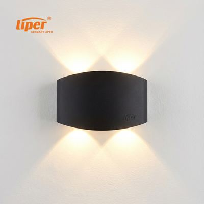 فانوس اب داون لد 1804 - 4 * 2 ww  بدي اسود LIPER