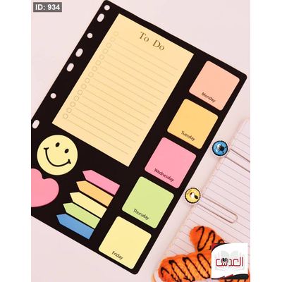 دفتر ورق ملاحظات وفواصل