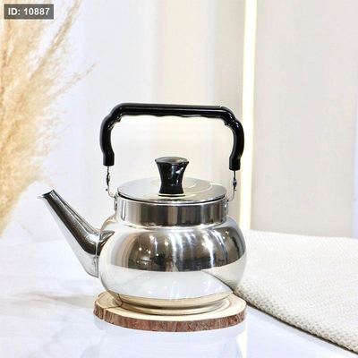 ابريق شاي ستانلس ستيل 2 لتر يد عظم اسود K1/22 =ض1 =ض2