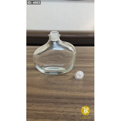 عبوة زجاج للعطر 220Ml & سدادة مطاط رأس أكريليك