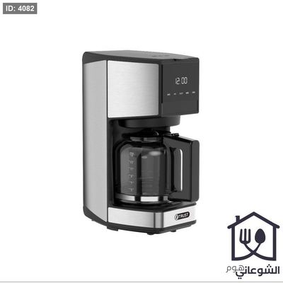 ماكنة تحضير القهوة TRUST شاف زجاج قهوة فلتر / قهوة امريكية مع شاشة ديجتال 900W 1.5L