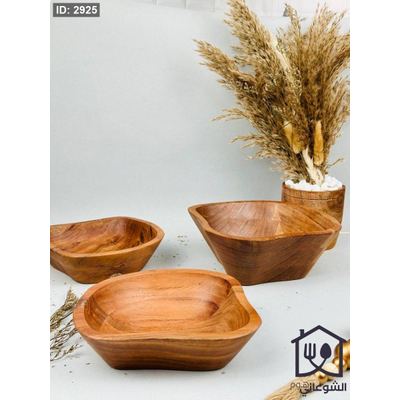 جاط خشب طبيعي مانجو شكل متعرج هندي
