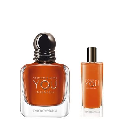Giorgio Armani Stronger With You Intensely 2PCS 100ML + 15ML