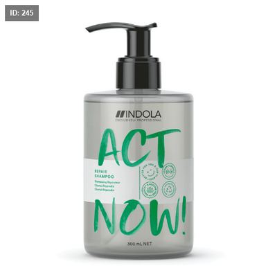 شامبو اندولا العلاجي الترميمي من سلسلة المنتجات الطبيعية ACT NOW