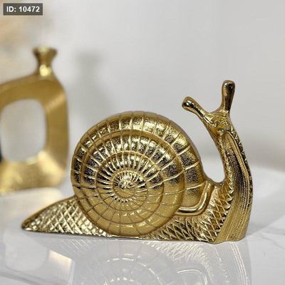 تحفة شكل حلزون 30*20سم نحاس هندي 8239367 %ه5