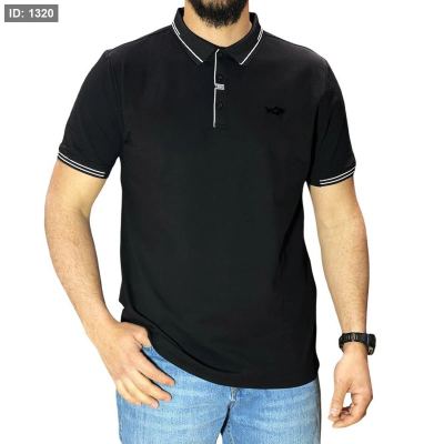 TRESQUALI S/S POLO BLACK