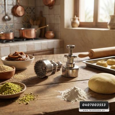 قالب معمول او كعك او كيك معدن ستانلس كبس ترند