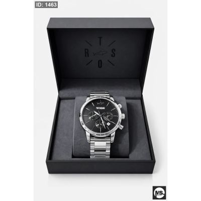 Watch With A Metal Link Strap- Sliver